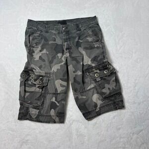 Y2K Helix camo cargo shorts Size 36" #skater #cargo